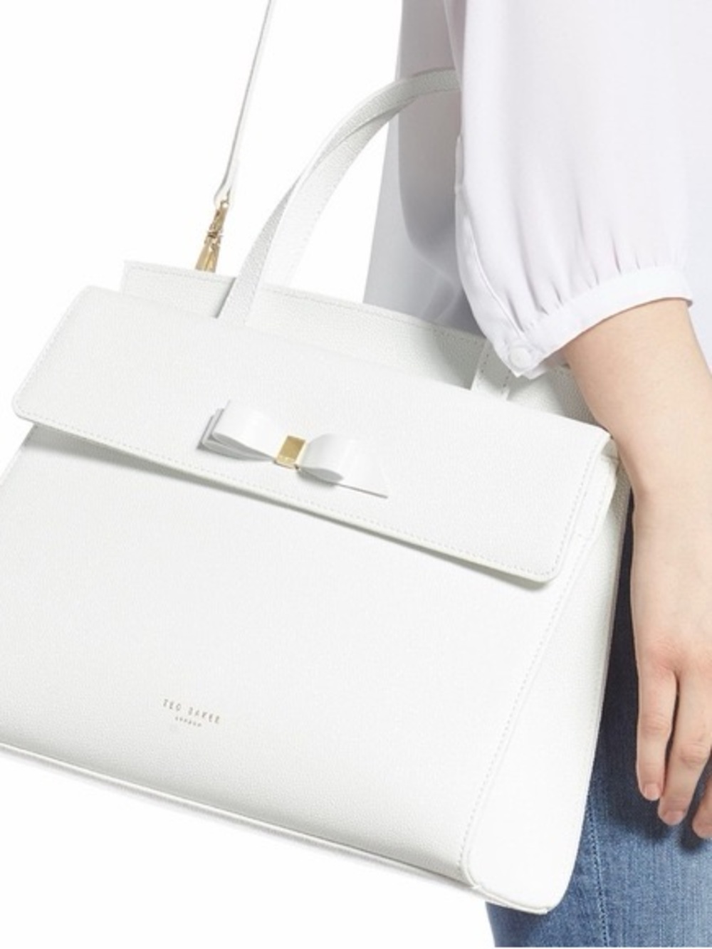 Ted Baker Aarilli Bow Leather Satchel